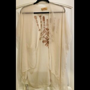 Sheer cardigan